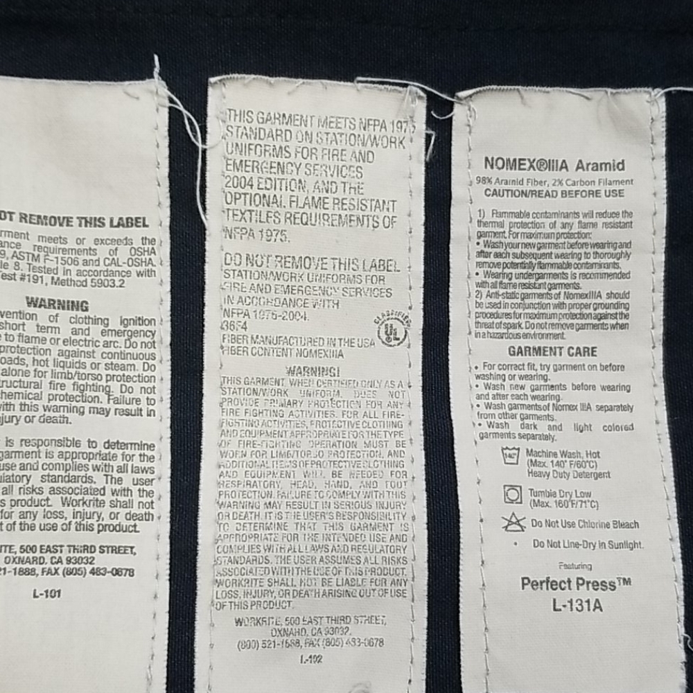 FR 38 x 31 Nomex work pants - Picture 5 of 7